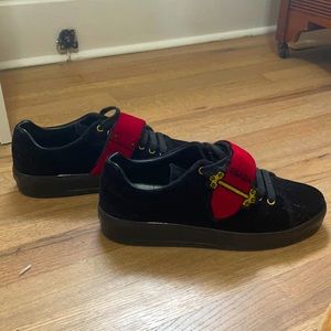 Prada Velvet Sneakers